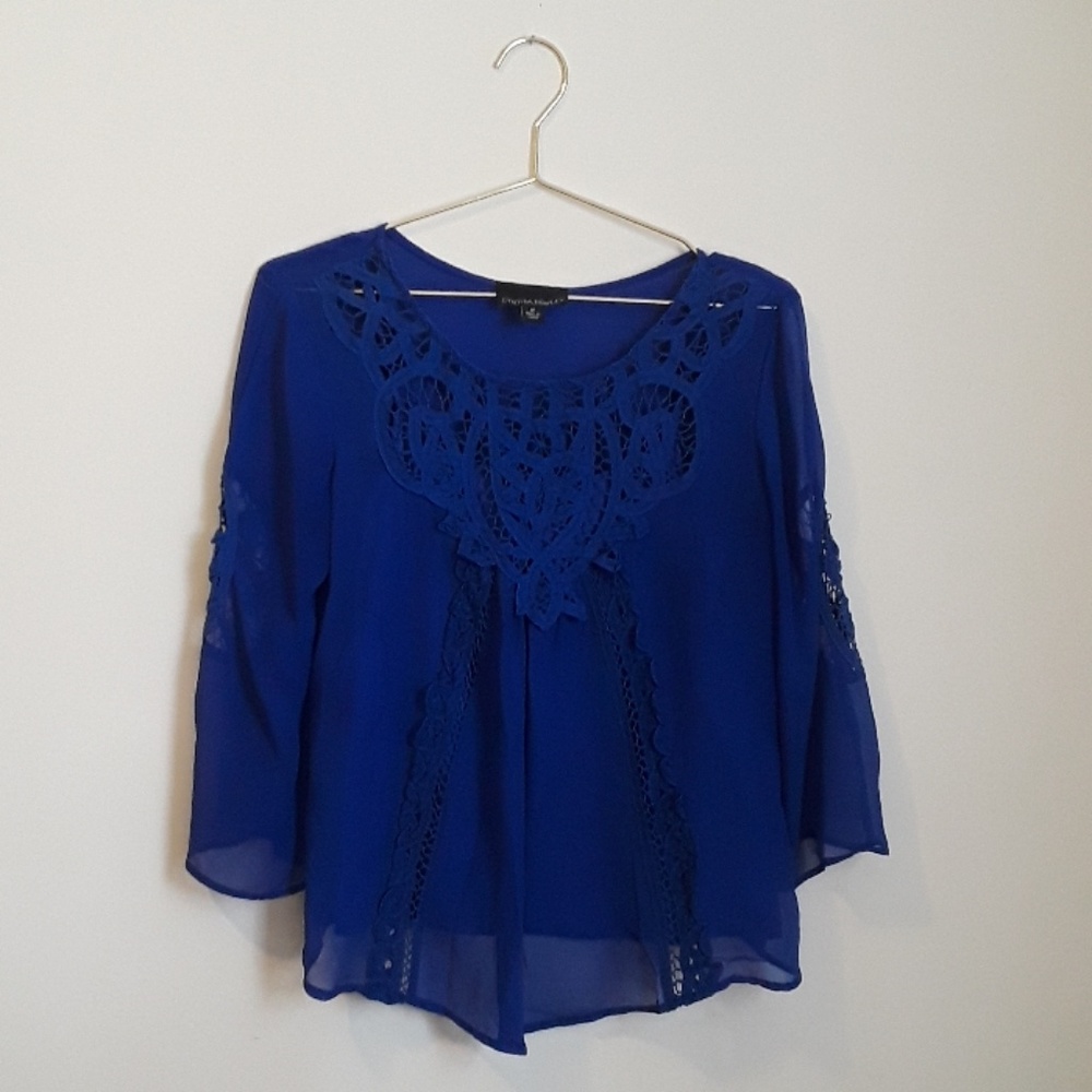 NWOT Cynthia Rowley Bell Sleeve Blouse
